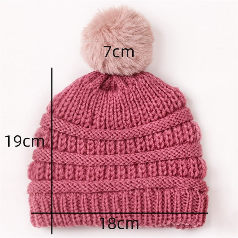 AWZXDE Children Basic Solid Color Knitted Hat Made from Soft Yarn