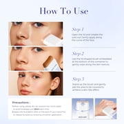 SACE LADY Foundation Stick, Medium to Full Coverage Foundation Makeup with Built-in Brush, Soft Matte Face Make Up Base with SPF 30 for Women, 0.4Oz