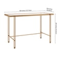 thumbnail image 5 of Evelyn&Zoe Inez 48" Wide Rectangular Desk in Brass, 5 of 7