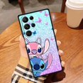 thumbnail image 3 of Disney Stitch Angel Love For Samsung Galaxy S23 S22 S21 S20 FE S10 S9 S10E S8 Plus Ultra Lite 5G Black Phone Case, 3 of 5
