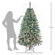 thumbnail image 3 of Árbol de Navidad Naviplastic Vermont color Verde nevado de 190 cm con 260 luces led cálidas, 3 of 3