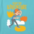 thumbnail image 2 of Girl's Blippi Ready for Adventure Graphic Cropped T-Shirt Blue Small, 2 of 3