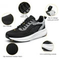 thumbnail image 4 of YHOON Mens Running Shoes Slip on Comfortable Lightweight Running Shoes Tennis Workout Training Sneakers Black Size 10.5, 4 of 7