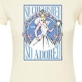 thumbnail image 3 of Wicked: Part 2 -  Glinda So Cherished - Juniors Fitted Short Sleeve Graphic T-Shirt, 3 of 5