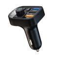 thumbnail image 4 of Transmisor FM para coche, manos libres universal, 3 puertos USB, reproductor MP3, receptor de radio Bluetooth, cargador para coche, 4 of 14