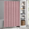 thumbnail image 6 of Shower Curtains for Bathroom-36"x72",Naked Pink Solid Color Waterproof Bath Curtain Grommet Shower Curtain Set with Hooks, 6 of 9