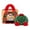 L - 1 pc, variant on Christmas Mystery Plush Dumpling Squishy, Cute Stuffed Dumpling Squishy Plush Fidget Toy, Collectible Stress Relief Gift with Simulated Steamer & Fuzzy Handle,Christmas Stocking Stuffers, Home Decor