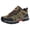 Brown, variant on Sneakers for Men Outdoor Mountaineering Hiking Flat Bottom Lace Up Running Shoes Size 8.5