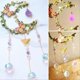 thumbnail image 5 of Amethyst Moon Crystal Suncatcher Window Hanging,Good Luck Charms, 5 of 5