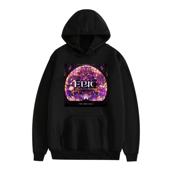 Jorge Rivera Herrans EPIC The Circe Saga Inspired Unisex Hoodie Long Sleeve Pullove Casual Streetwear for Men & Women,XS,Black