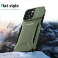 thumbnail image 5 of Dteck Case for iPhone 14 Pro Max,Shockproof TPU+PC Armor Case Slide Lens Protection Cover for iPhone 14 Pro Max,Darkgreen, 5 of 7