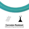 thumbnail image 3 of Puri Tech Pool Cleaner Vac Hose Kreepy Krauly Barracuda 1.5in x 48ft Aqua 12 Pack, 3 of 6