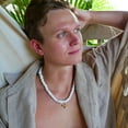 thumbnail image 7 of Shark Tooth Necklace - 20" Puka Shell Choker, Fossil Teeth Beach Surf Necklaces, 7 of 7