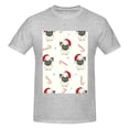 thumbnail image 4 of Bingfone Christmas Pug Dog Men'S Loose Fit Short-Sleeve Pocket T-Shirt, 4 of 7
