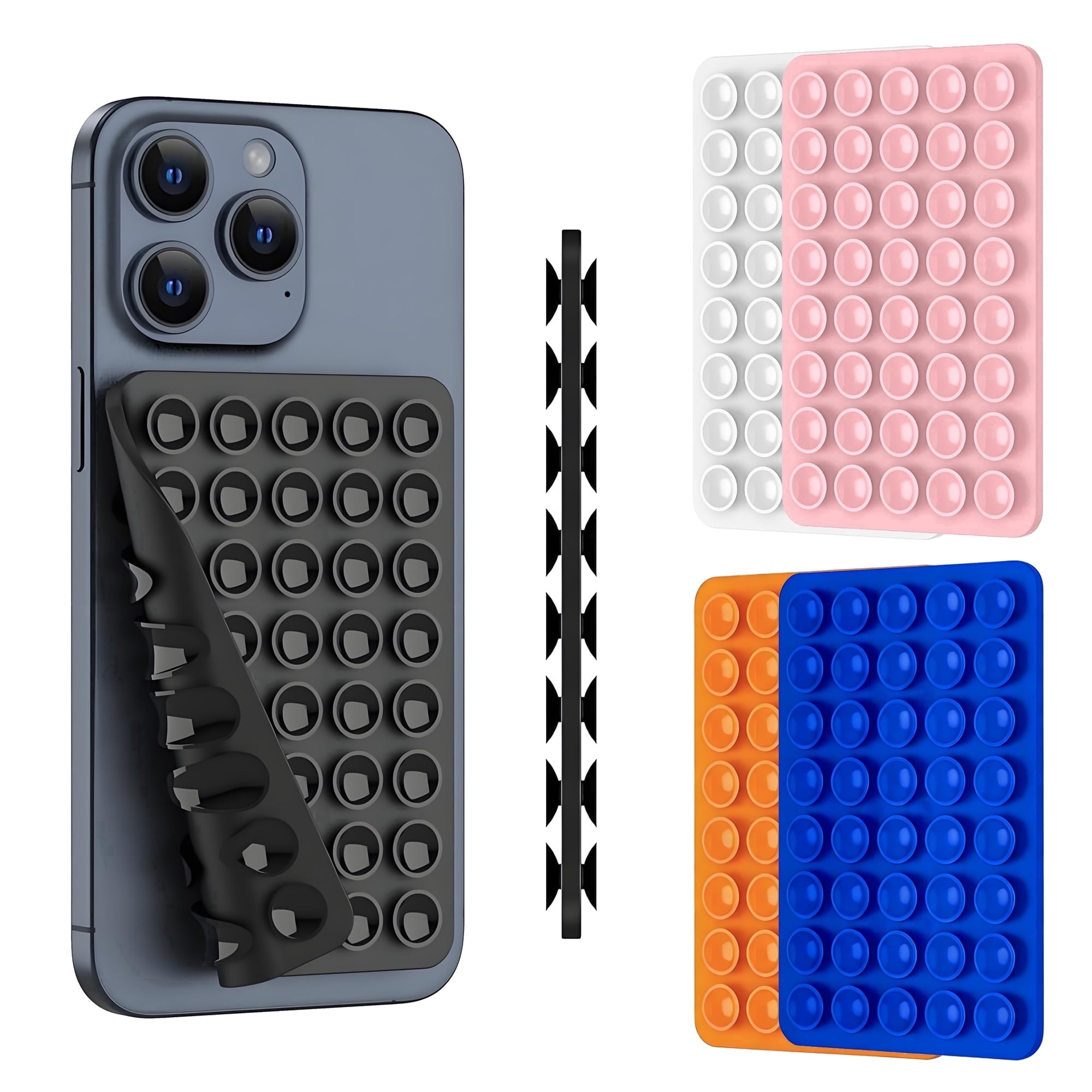 ROFAY Suction Cup Phone Mount, Sticky Cell Phone Grips Holder, , Multi-color, 5 Count, 5 Pack