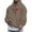 Khaki, variant on CONFREE Men's Hoodie Casual Prints Hoodies For Men Graphic Long Sleeve Pullover Hooded Sweatshirts With Pockets