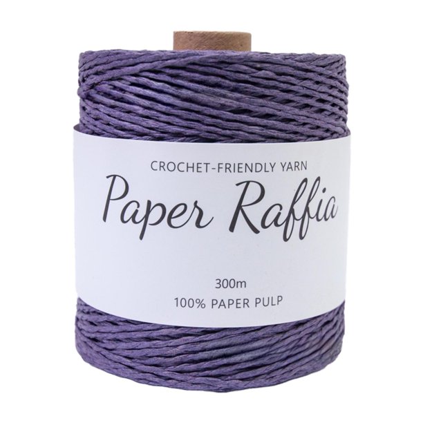 Cinta de papel de rafia, cuerda de papel, regalos, cintas de rafia suaves para hacer tú mismo, manualidades, crochet Violeta oscuro