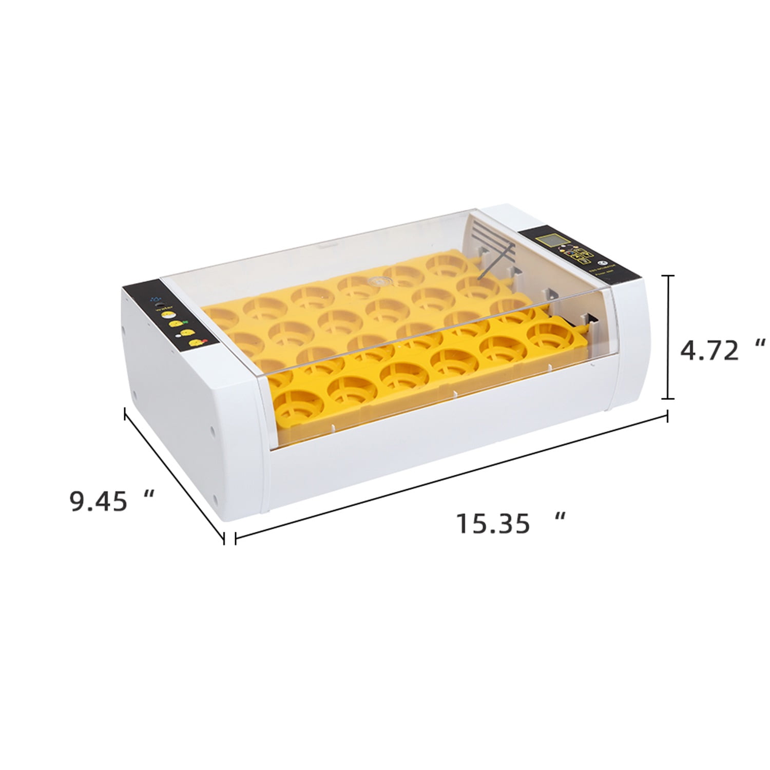 Canddidliike Egg Incubator, 24 Eggs Fully Automatic Digital Poultry Hatcher Machine Breeder with Led Candler, Incubators Gift Set for Kids Canddidliike Egg Incubator, 24 Eggs Fully Automatic Digital Poultry Hatcher Machine Breeder with Led Candler, Incubators Gift Set for Kids
