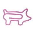 thumbnail image 2 of CUITING 24 Pcs Office Supplies Bulldog Clips Paper Assorted Size Pink, 2 of 8