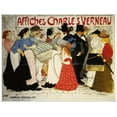 thumbnail image 2 of Art.com Affiches Charles Verneau-La Rue Stretched Canvas Print Wall Art by ThÃ©ophile Alexandre Steinlen, 24" x 18", 2 of 4