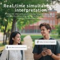 thumbnail image 2 of Real Time Translation Earbuds, AI 144 Language Translator Earbuds 3-in-1 Translation Headphones with 4 Translation Modes, Translating Device for Travel/Business/Learning, 2 of 6