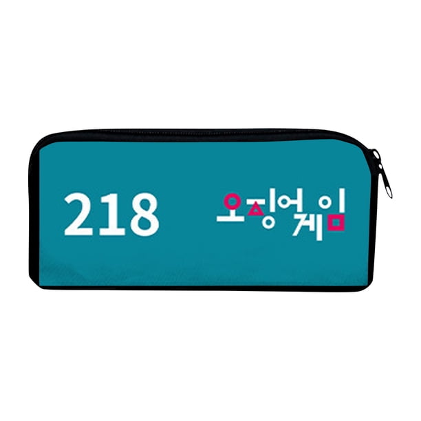Oxford Textile Cute Pencil Case Stationery Storage Cosmetic Bag