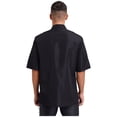 thumbnail image 3 of Sxiwei Mens Stand Collar Short Sleeves Shirt Priest Pastor T-Shirt Top Minister Preacher Costume Black 3XL, 3 of 6