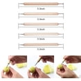 thumbnail image 2 of Juego de 23 piezas de herramientas de modelado y tallado de cerámica con punzones de bola: incluye moldeadores de arcilla para colores, herramientas de modelado y cuchillo de escultura de madera., 2 of 7