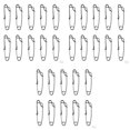 thumbnail image 1 of 60x Clips A De Línea Larga Conectores De Pargo De Pesca Con Clip De Resistencia, 1 of 9