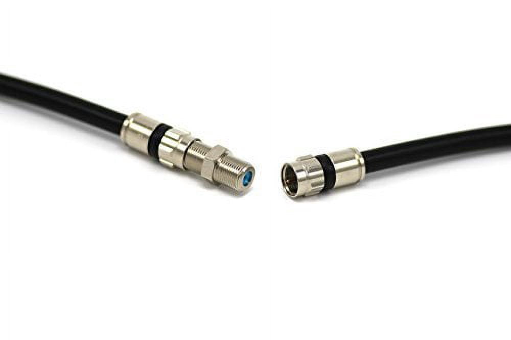THE CIMPLE CO - Coaxial Cable Extension Adapter - 4 Pack - Satellite Cable TV Compatible F-Pin