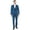 Blue, variant on Slim Fit 3-Piece Tuxedo Jacket, Vest, and Pant Set