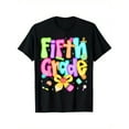 thumbnail image 1 of Boy Girl Preppy Fifth Grade Back to School 5th Grade Teacher Girl Boys Girls T-Shirt, Pure Cotton, Crew Neck, Short Sleeve, Geometric Print, Casual Pj's, Perfect Gift for Boys & Girls, 1 of 8