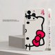 thumbnail image 3 of Bonita funda de teléfono de Hello Kitty K Line Cat para Apple iPhone 14 13 12 11 Pro XS Max Mini X XR SE 7 8 6 15 Plus, funda líquida de color, 3 of 5