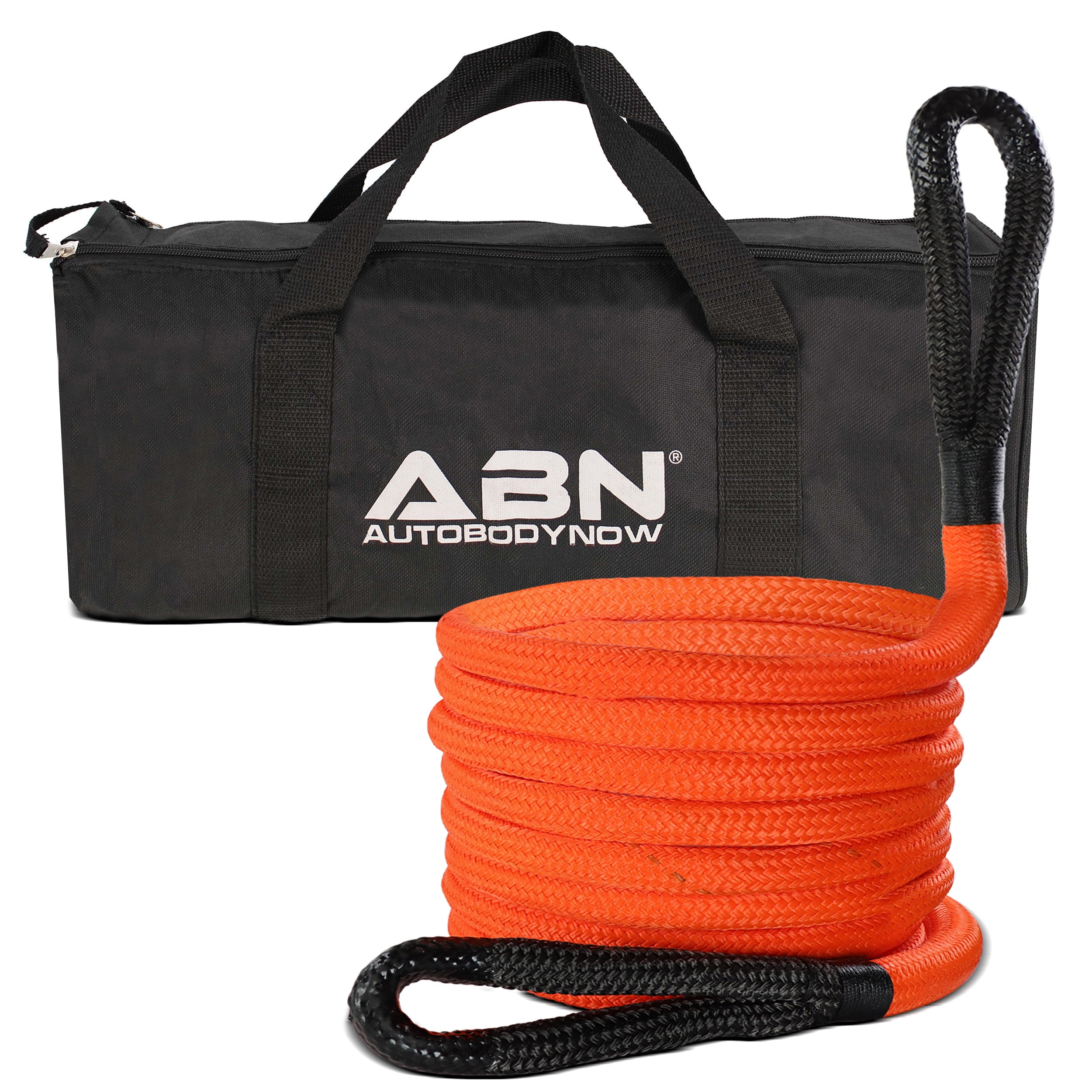 ABN Recovery Rope 1in x 30ft Orange 30,000lb Cap Tow