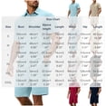 thumbnail image 3 of hotojiny Men's 2 Pieces Outfits Shirt and Shorts Set Breathable Solid Color Collared Golf Top Lightweight Matching Sweatsuit(White,X-Large), 3 of 7