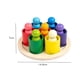 thumbnail image 3 of Bloques de construcción para niños, bloques de arcoíris de madera, juguetes apilables de madera, bloques de arcoíris de madera, funcionalidad inteligente, 3 of 7