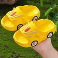 thumbnail image 2 of UAYOTSE Slip Childrens Car Shoes Boys Indoor Bathroom Shower Cartoon Cute Home Shoes,Sizes 9, 2 of 5
