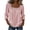 C-Pink85, variant on Womens Boho T Shirt Patchwork Crochet 3/4 Sleeve Square Neck Solid Color Linen Basic Tee Beach Vacation Clothes Versatile Tops