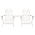 thumbnail image 5 of vidaXL Adirondack Chairs Patio Chair with Tea Table for Porch Solid Wood Fir, 5 of 9