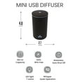 thumbnail image 5 of Incensesticks USB Car Diffuser, MANAM, 100 ml, Black, Includes 10 ml Indian Basil Essential Oil, 5 of 7