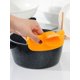 thumbnail image 4 of Deflector de olla de borde redondo a prueba de derrames para cocina, embudo para sopa, embudo para boca de desviación de pico de pato, 2 uds., 4 of 5