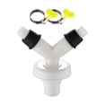 thumbnail image 1 of Adaptador de Drenaje de Piso Conector de Manguera Fregona Tubo de Piscina Fregaderos Conector de Tubería en Y Prevención de Olores Lavadora Portátil, 1 of 8
