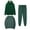Green, variant on 3 Piece Sweatsuit Sets for Womens Pullover Hoodies & Crewneck Long Sleeve Sweatshirt Jogging Suits Lounge Outfits