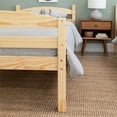 thumbnail image 3 of Walker Edison Transitional Twin-over-Twin Solid Wood Bunk Bed Frame in Natural, 3 of 13