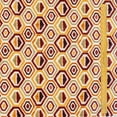 thumbnail image 3 of Fabric Mart Direct Yellow, Orange Digital Printed Velvet Fabric By The Yard, 54 inch or 137 cm width, 7 Continuous Yards Yellow Velvet Fabric, Burgundy & Green Geometric, Upholstery Curtain Wholesale, 3 of 8
