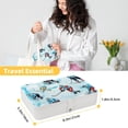 thumbnail image 5 of Ice Hockey Pu Leather Travel Organizer with Removable Compartment, Portable Earring Organizer, Bracelet Holder, Display Case, 5 of 6