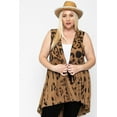 thumbnail image 5 of Long Flattering Silhouette Sleeveless Cardigan 3XL, 5 of 9