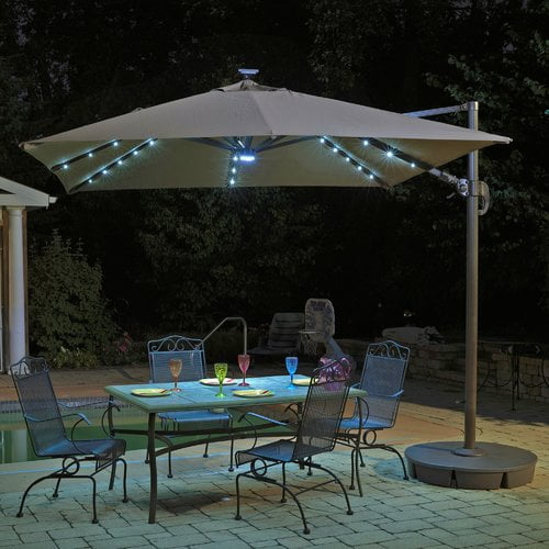 Blue Wave Products 10' Square Illuminated Umbrella by Blue Wave Products