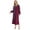 Burgundy, variant on TTAO Women Church Robe School Graduation Gown Choir Minister Clergy Pulpit Long Maxi Dress Judge Robes Khaki M