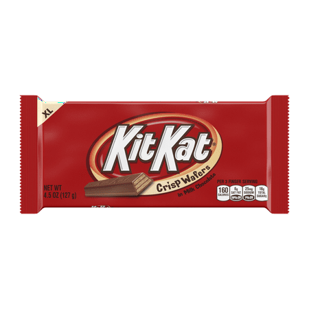 Kitkat Extra Large Milk Chocolate Crisp Wafer Candy Bar, 4.5 Oz 